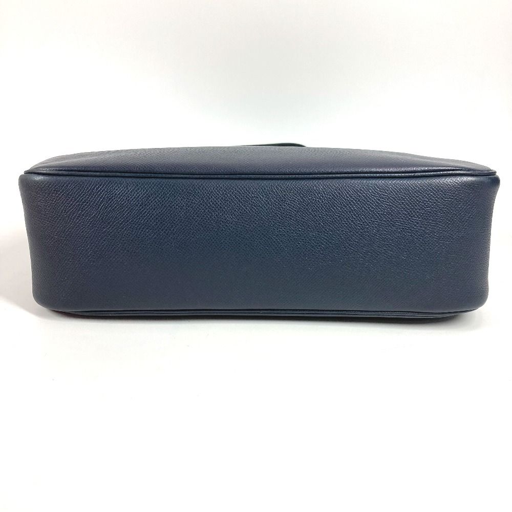 Hermes Shoulder Bag Saco Courchevel Navy — view 5