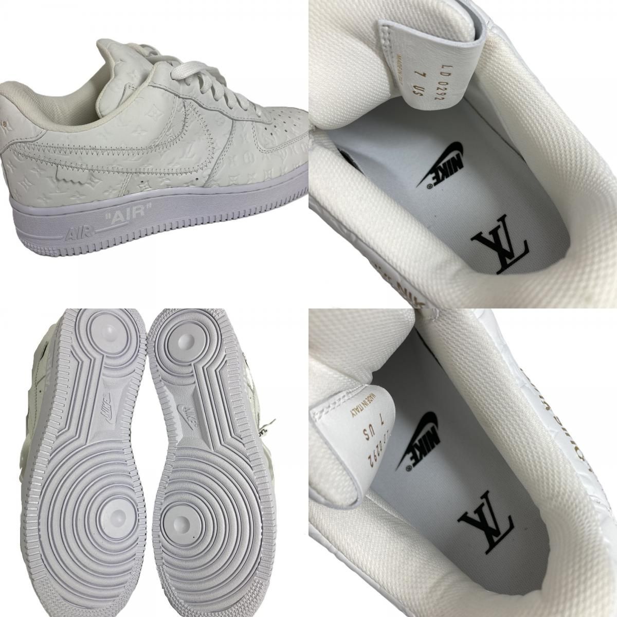 Louis Vuitton Sneakers Nike Air Force 1 Low Leather White — view 8