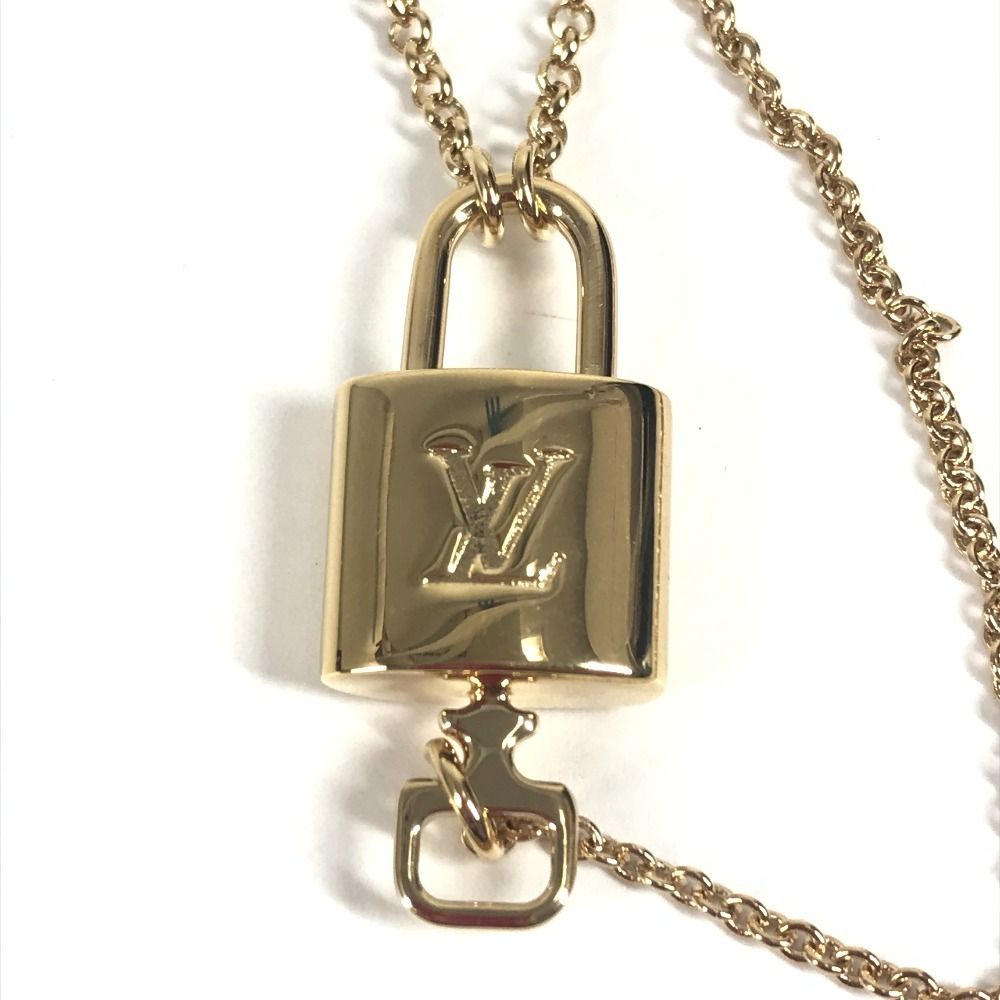 Louis Vuitton Necklace Collier LV Metal Gold — view 3