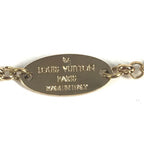 Louis Vuitton Necklace Collier LV Metal Gold — view 6
