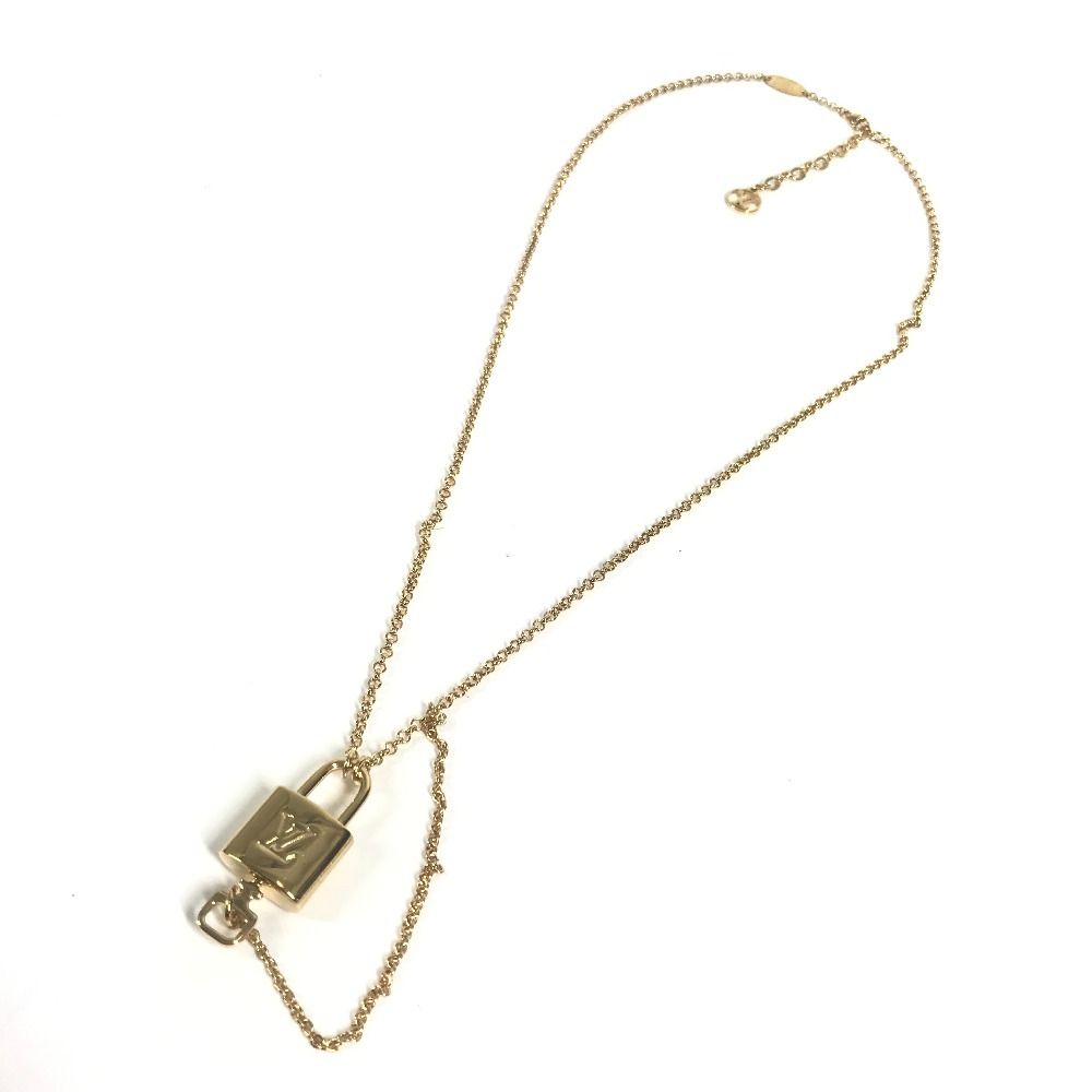 Louis Vuitton Necklace Collier LV Metal Gold — view 2