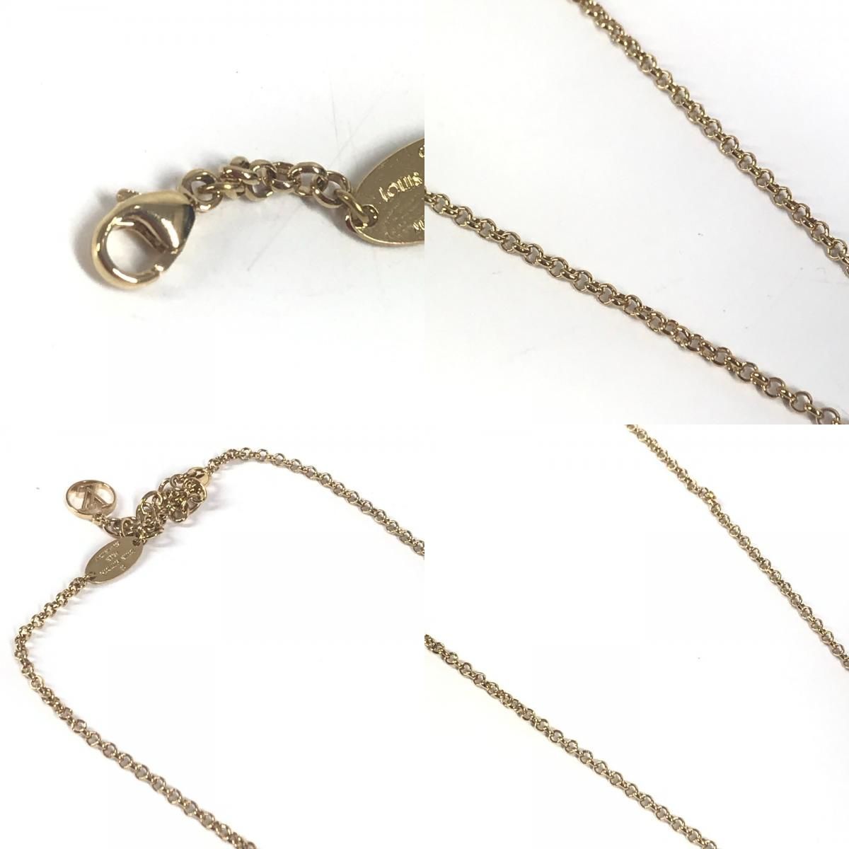 Louis Vuitton Necklace Collier LV Metal Gold — view 8