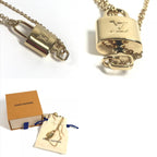 Louis Vuitton Necklace Collier LV Metal Gold — view 9