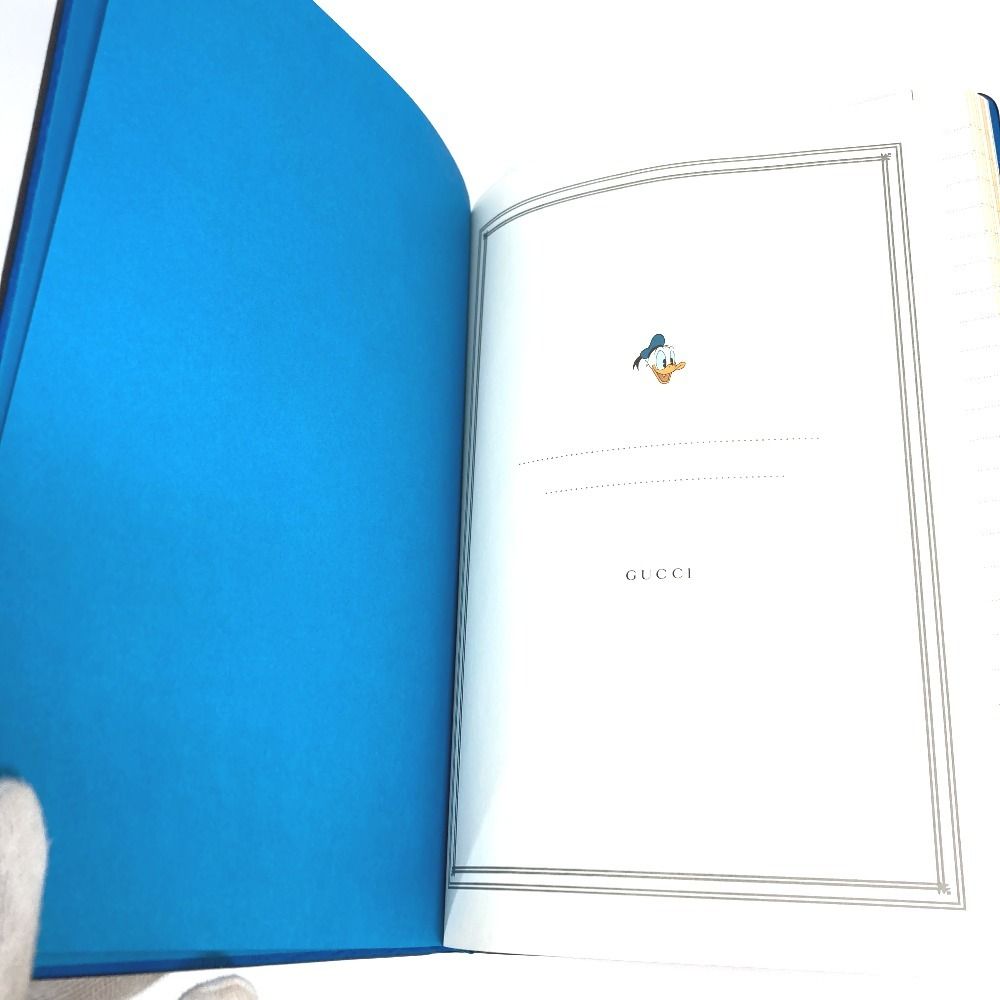 Gucci Notebook Donald Duck GG Supreme Canvas Blue — view 8