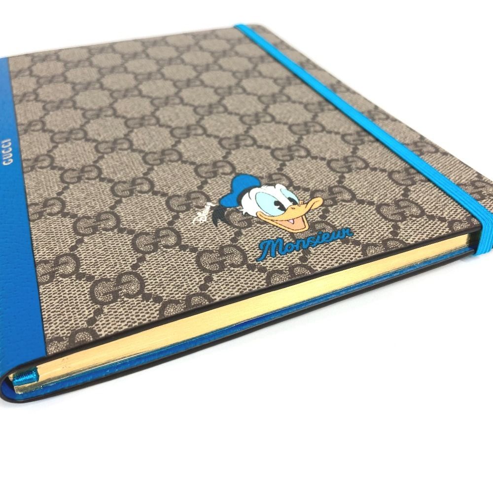 Gucci Notebook Donald Duck GG Supreme Canvas Blue — view 2