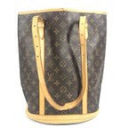 Louis Vuitton Shoulder Bag Bucket GM Monogram Canvas Brown — view 2
