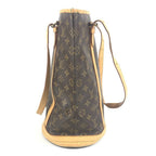 Louis Vuitton Shoulder Bag Bucket GM Monogram Canvas Brown — view 3