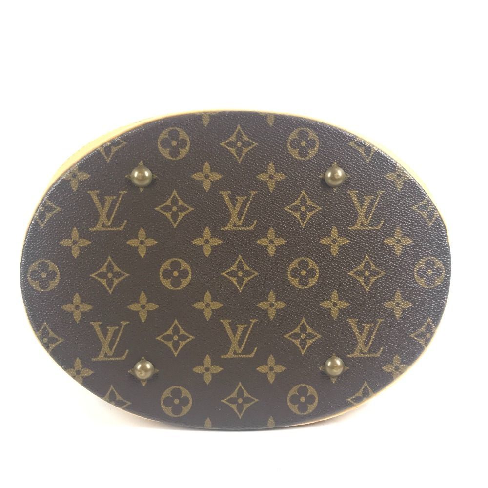 Louis Vuitton Shoulder Bag Bucket GM Monogram Canvas Brown — view 5
