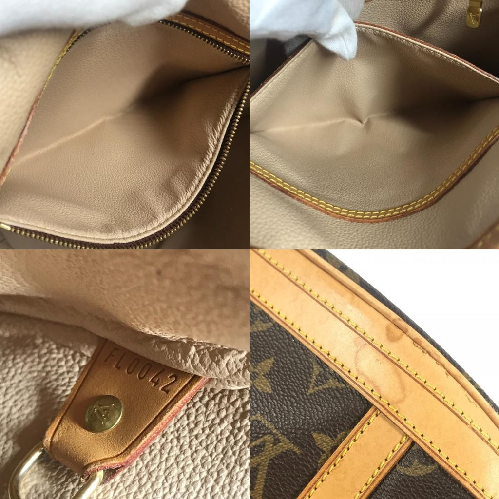 Louis Vuitton Shoulder Bag Bucket GM Monogram Canvas Brown — view 8