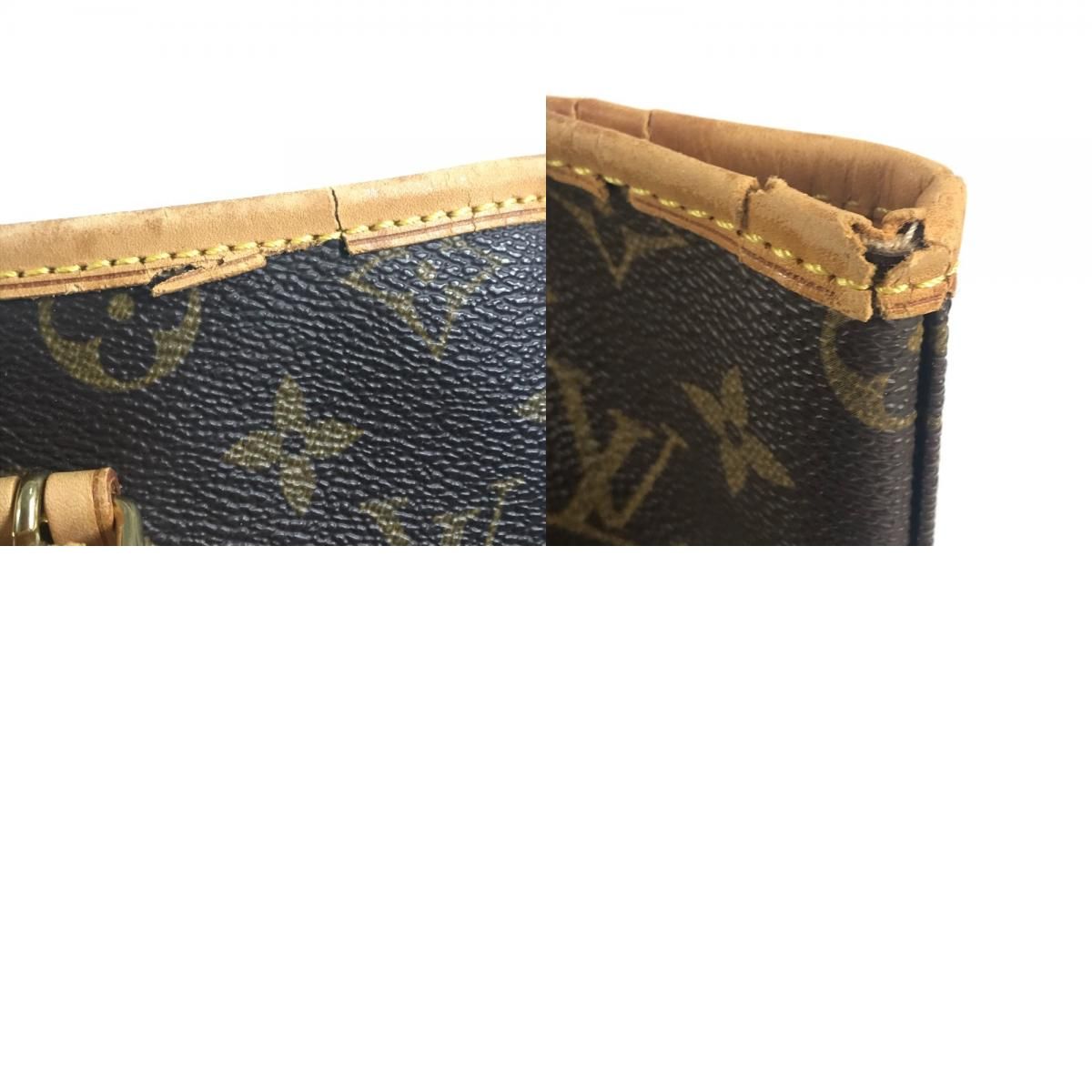 Louis Vuitton Shoulder Bag Bucket GM Monogram Canvas Brown — view 9