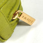 Loewe Key Holder Amazona Shape Anagram Logo Leather Green — view 7