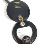 Chanel Key Holder Logo CC Quilted Leather Black — view 6