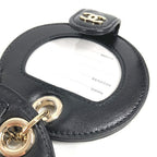 Chanel Key Holder Logo CC Quilted Leather Black — view 7