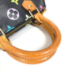Louis Vuitton Handbag Mini Speedy Monogram Multicolor Canvas Noir Black — view 7