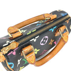 Louis Vuitton Handbag Mini Speedy Monogram Multicolor Canvas Noir Black — view 4