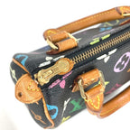 Louis Vuitton Handbag Mini Speedy Monogram Multicolor Canvas Noir Black — view 3