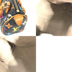 Louis Vuitton Handbag Mini Speedy Monogram Multicolor Canvas Noir Black — view 9