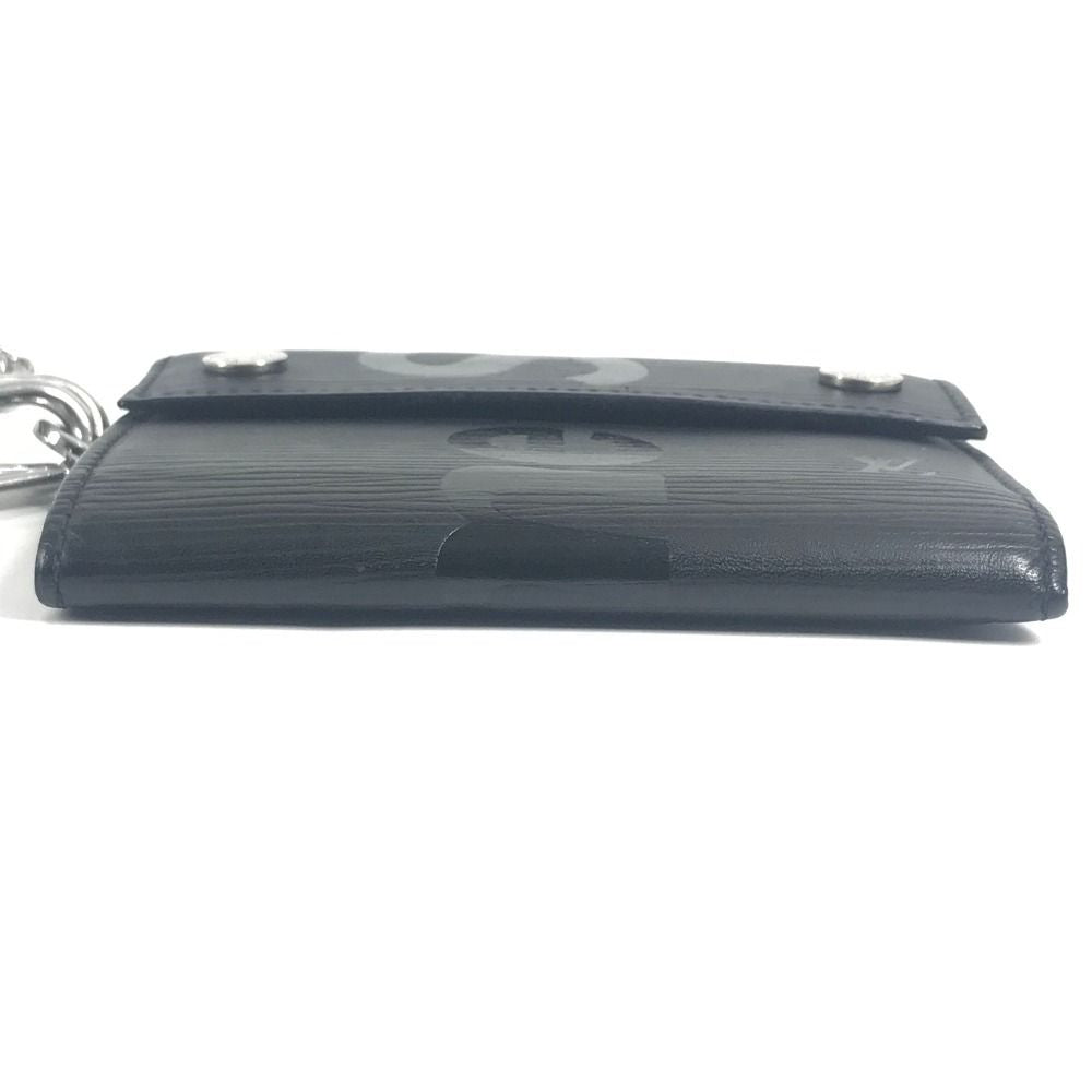 Louis Vuitton Trifold Wallet Chain Chcp Epi Leather Noir — view 5
