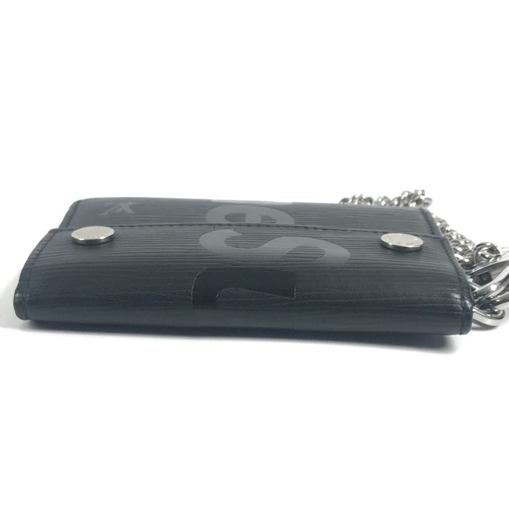 Louis Vuitton Trifold Wallet Chain Chcp Epi Leather Noir — view 6