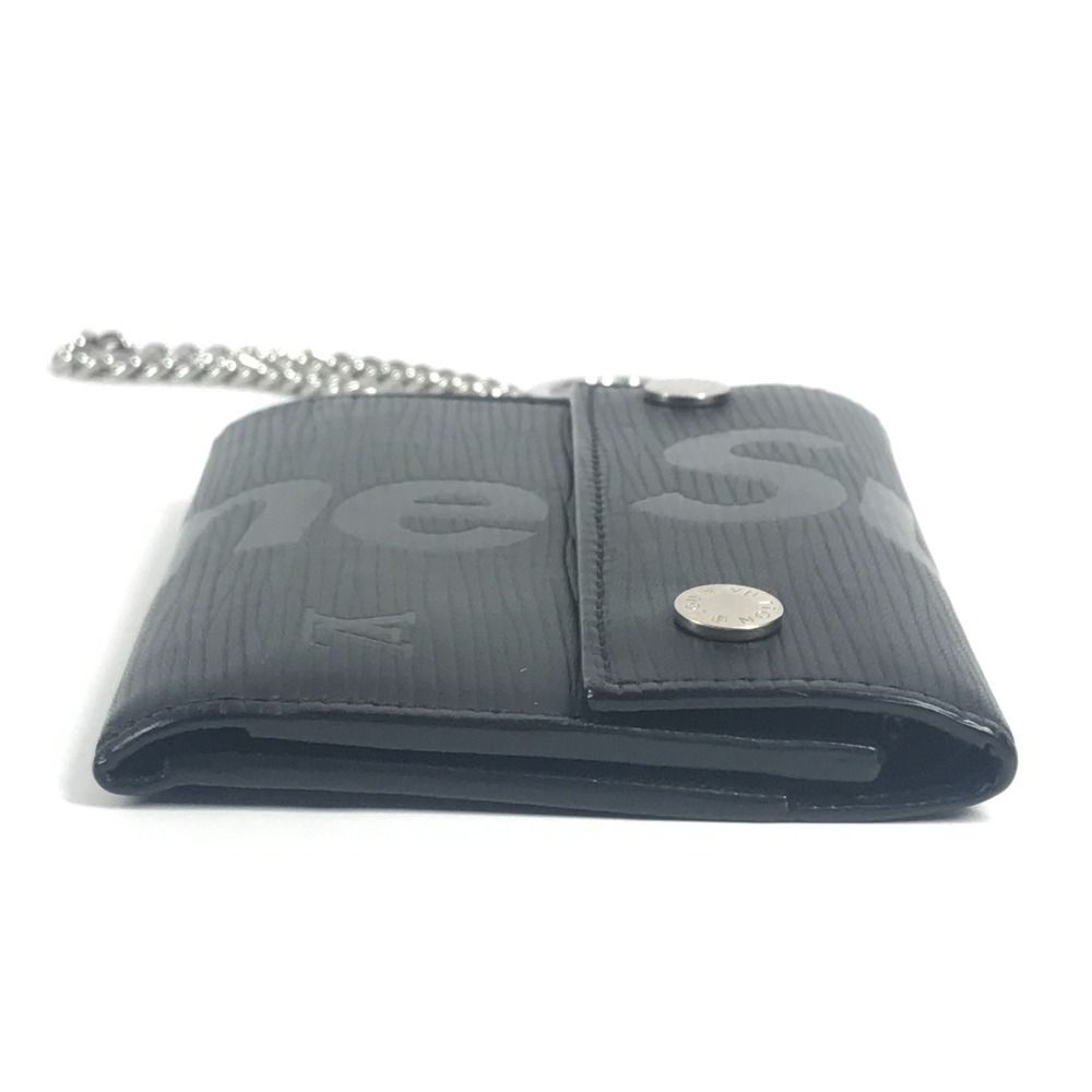 Louis Vuitton Trifold Wallet Chain Chcp Epi Leather Noir — view 3