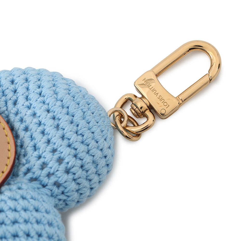 Louis Vuitton Bag Charm My Vivienne Crochet Blue-beige — view 4