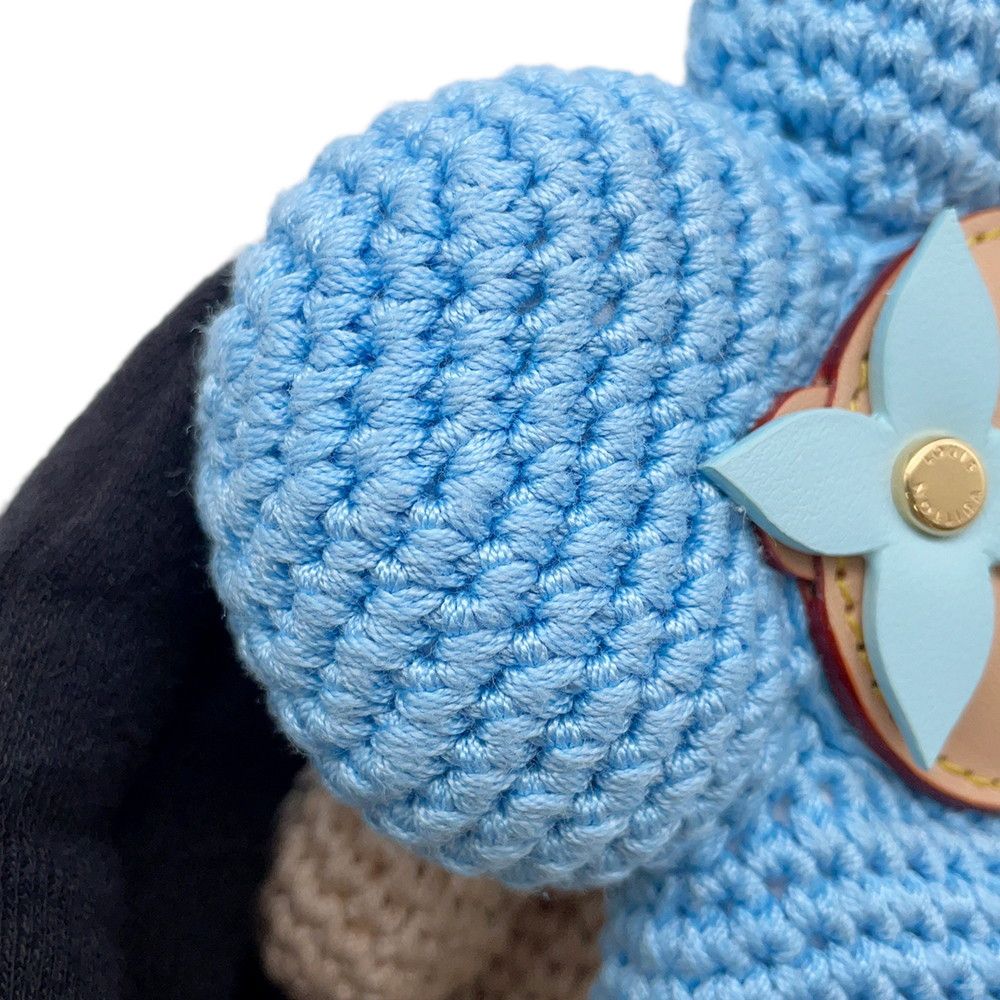 Louis Vuitton Bag Charm My Vivienne Crochet Blue-beige — view 6
