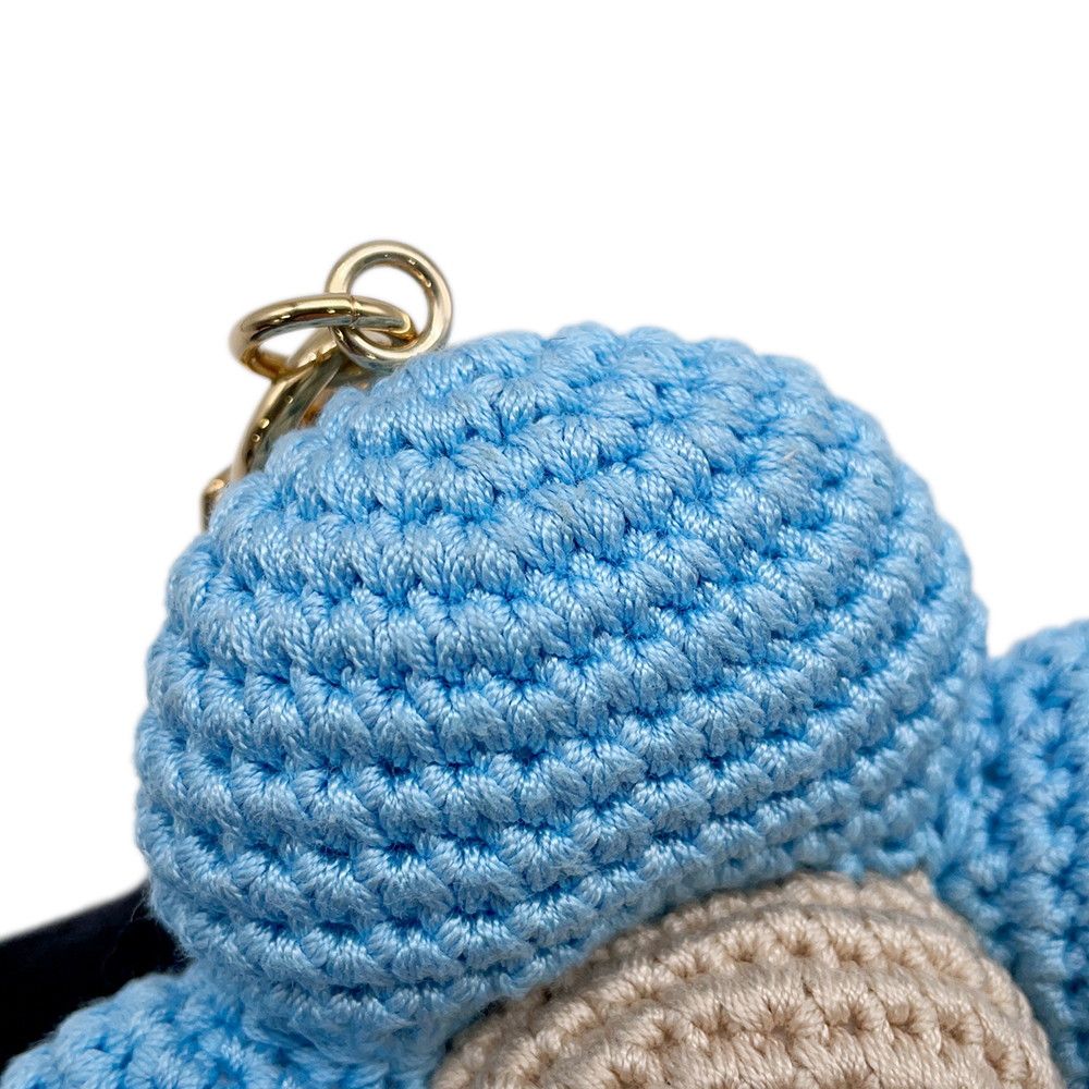 Louis Vuitton Bag Charm My Vivienne Crochet Blue-beige — view 5