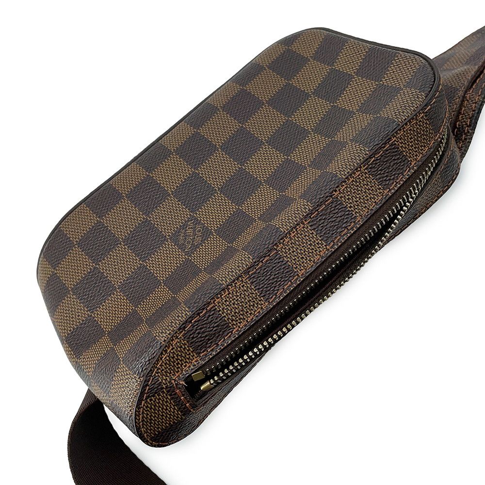 Louis Vuitton Belt Bag Damier Ebene Brown Red — view 7