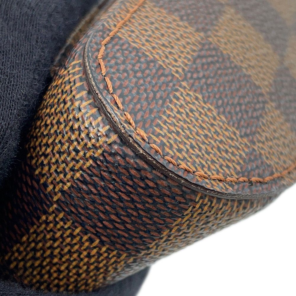 Louis Vuitton Belt Bag Damier Ebene Brown Red — view 8