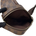 Louis Vuitton Belt Bag Damier Ebene Brown Red — view 6