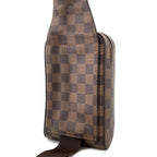 Louis Vuitton Belt Bag Damier Ebene Brown Red — view 3