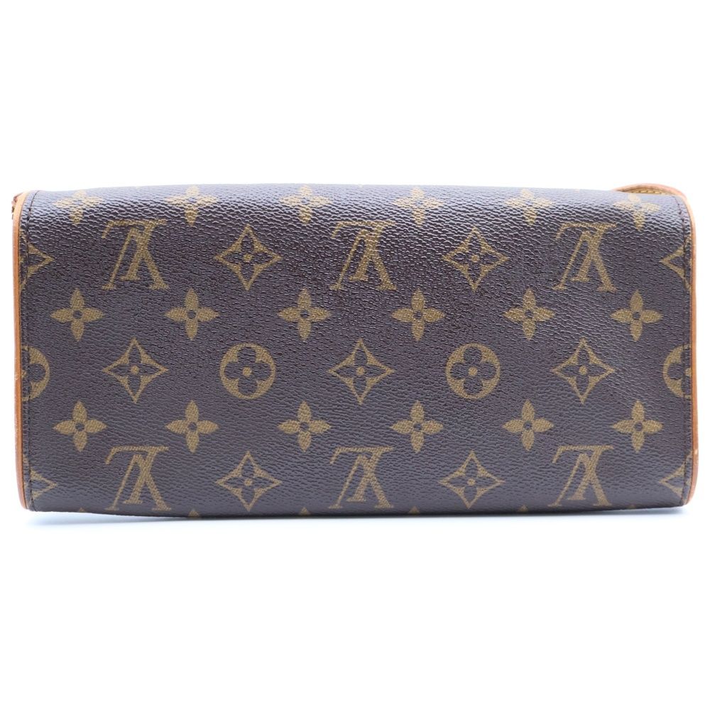 Louis Vuitton Monogram Pochette Twin GM Shoulder Bag Mini Brown — view 2