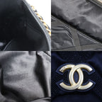 Chanel Quilted Grosgrain 2-Way Tote Black — view 8