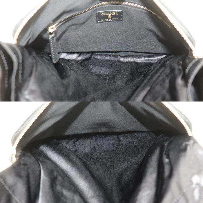 Chanel Quilted Grosgrain 2-Way Tote Black — view 5