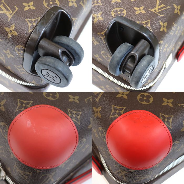 Louis Vuitton Horizon 55 Travel Bag Monogram Poppy Red — view 8
