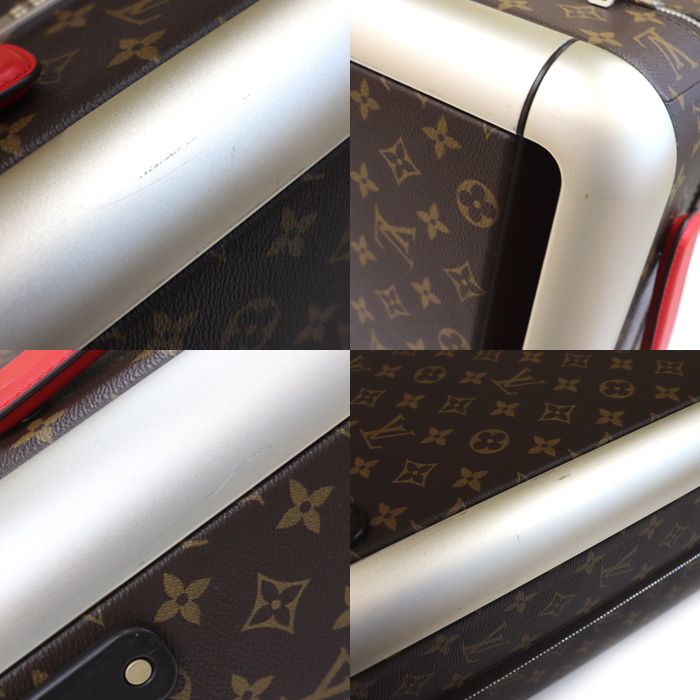 Louis Vuitton Horizon 55 Travel Bag Monogram Poppy Red — view 6