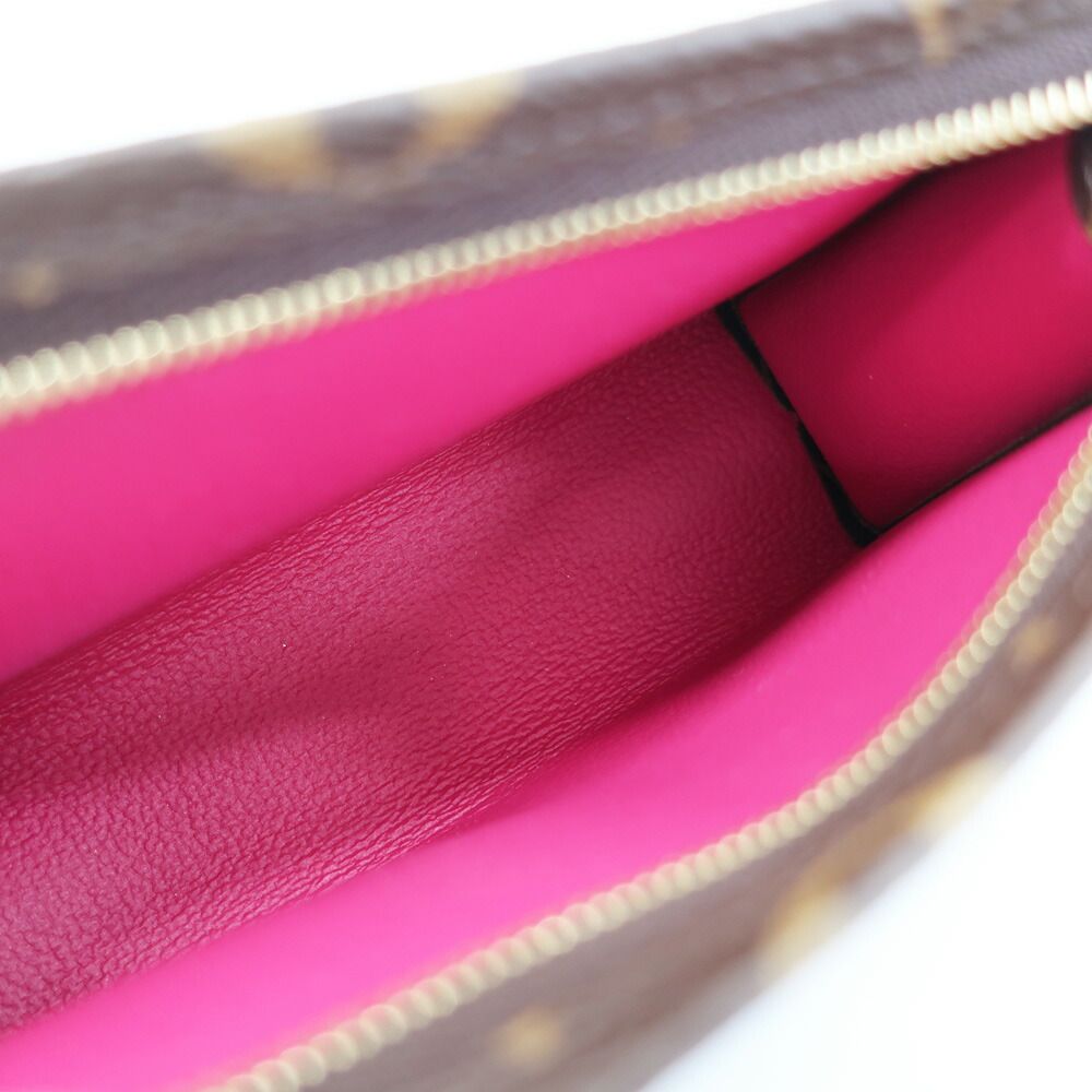Louis Vuitton Trio Posh Toilette LV Monogram Pouch Brown Gold — view 7