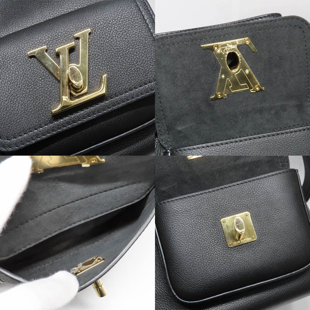 Louis Vuitton Lockme Bucket NV Shoulder Bag 2-Way Black — view 7