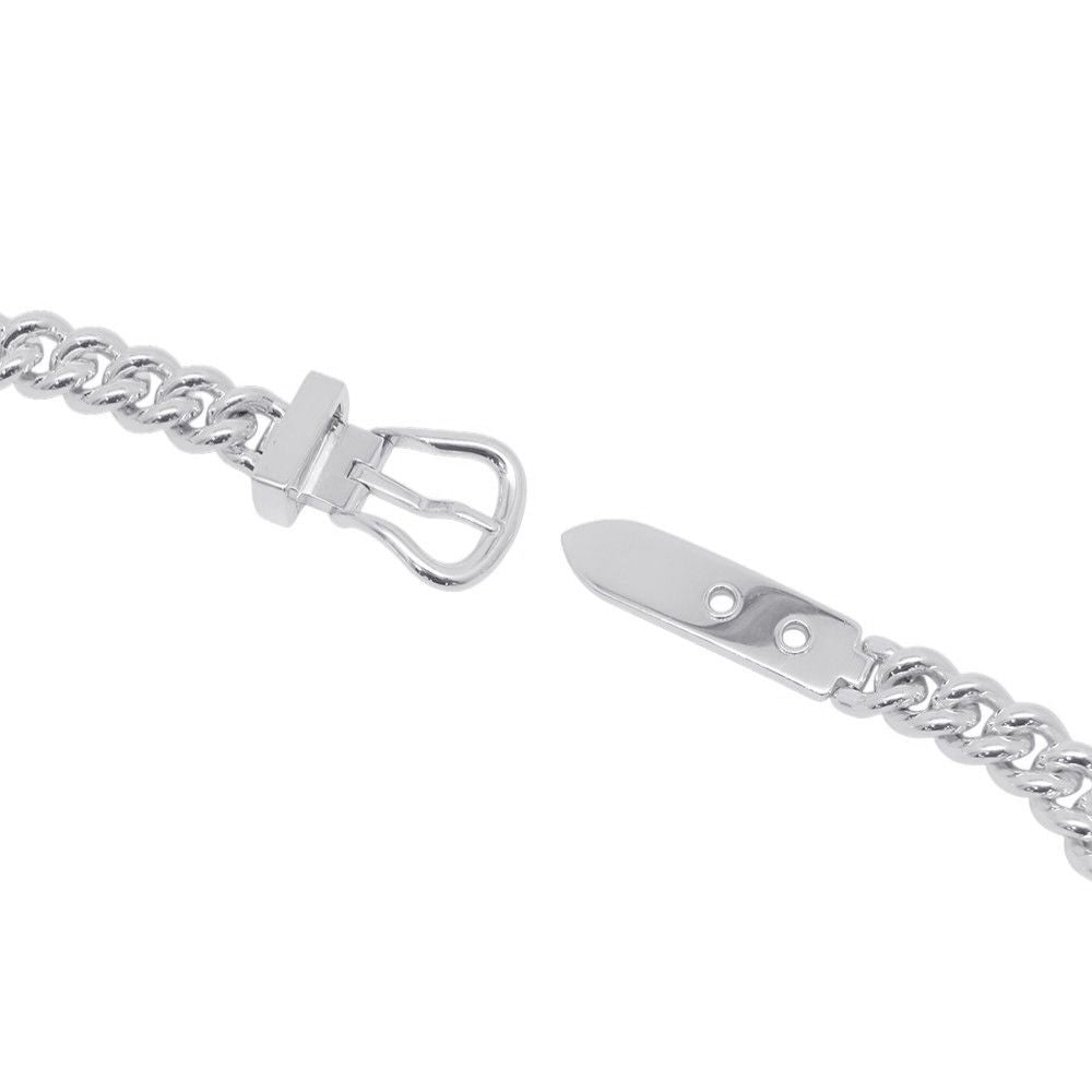 Hermes Necklace Book le Inflexible Silver PM 44 — view 5