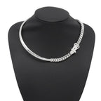 Hermes Necklace Book le Inflexible Silver PM 44 — view 4