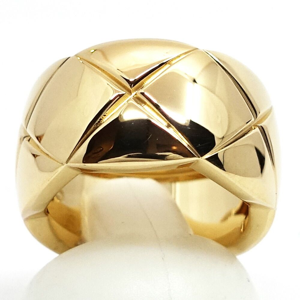 Chanel 18K Yellow Gold Coco Crush Ring Large Model — view 5
