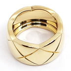 Chanel 18K Yellow Gold Coco Crush Ring Large Model — view 9