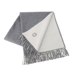 Hermes Scarf Double Face Green Flannel Cote D'ivoire Shawl — view 2