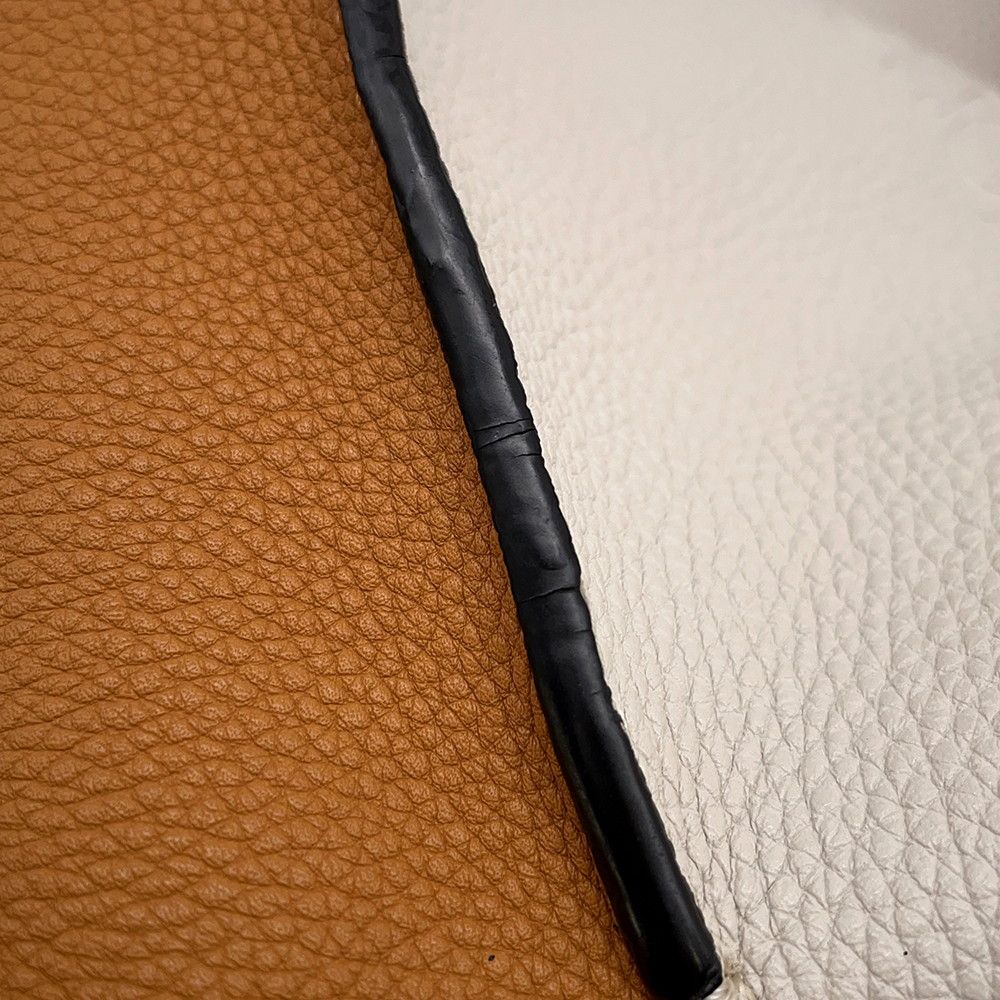 Loewe Tote Color Block Hobo Leather 2-Way Handbag Ivorybrown — view 9