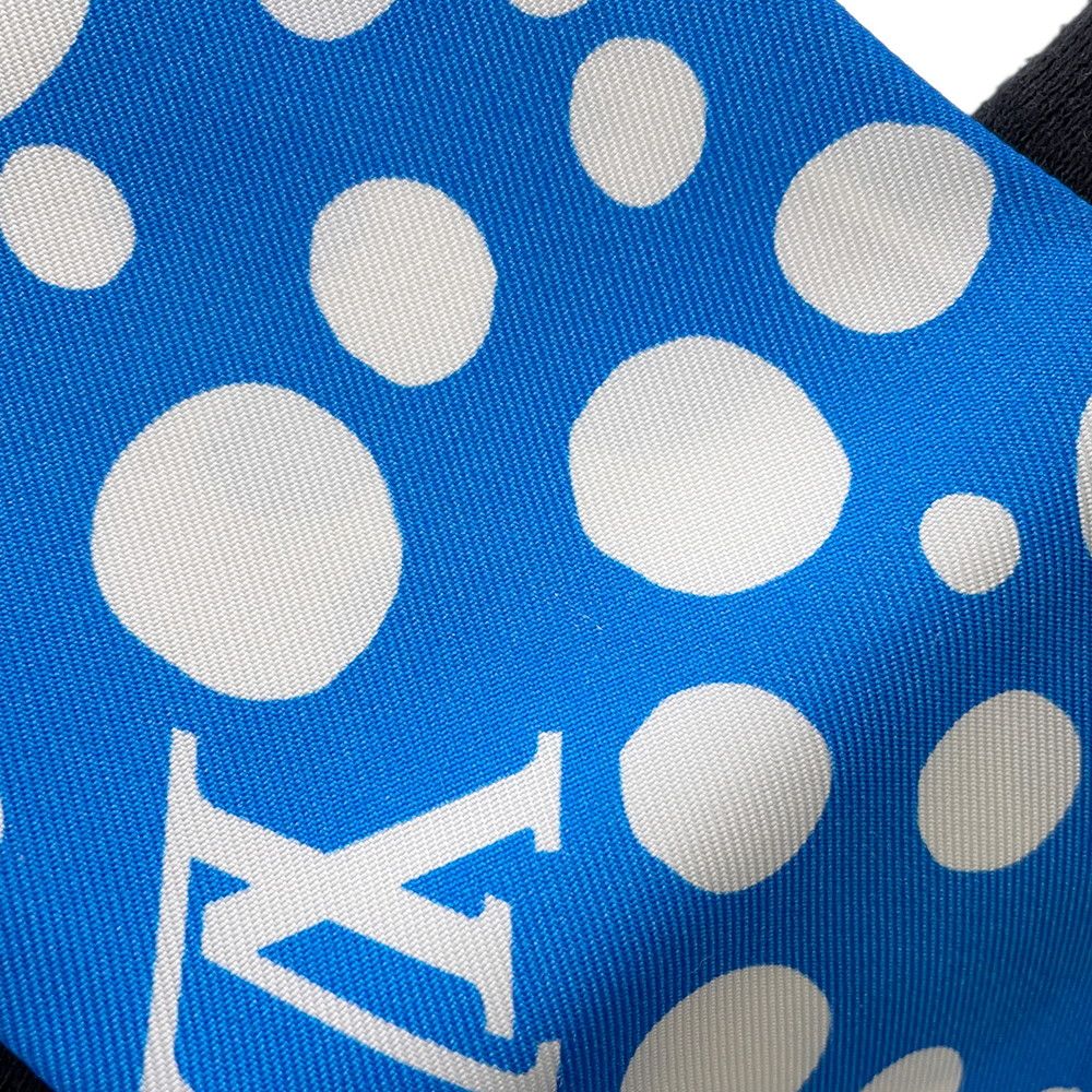 Louis Vuitton Scarf Bandeau Infinity Dot LV Yk Silk White Yayoi Kusama — view 5