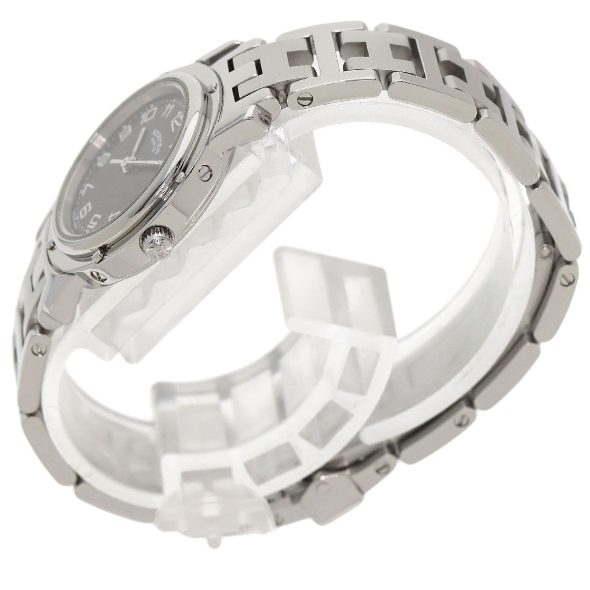 Hermes Clipper Watch SS — view 2