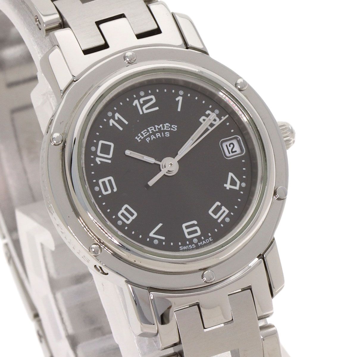 Hermes Clipper Watch SS — view 4