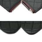 Chanel Classic Small Zip Pouch Black Silver — view 5