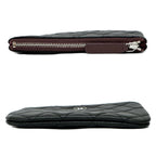 Chanel Classic Small Zip Pouch Black Silver — view 4