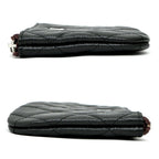 Chanel Classic Small Zip Pouch Black Silver — view 3